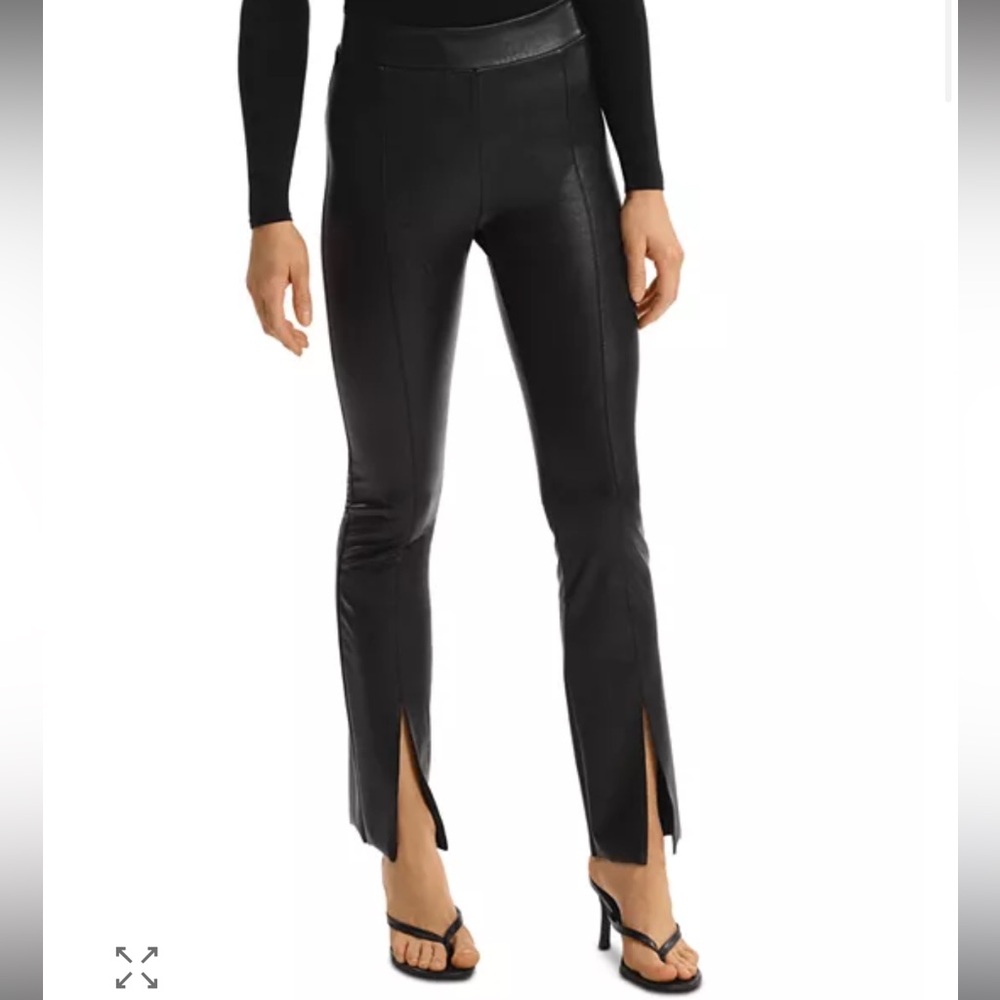 Commando Faux Leather Split Front Pants